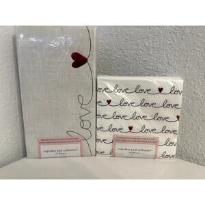 Cupcakes and Cashmere Napkin Set - Valentine's Day, Guest & Cocktail Sets 80